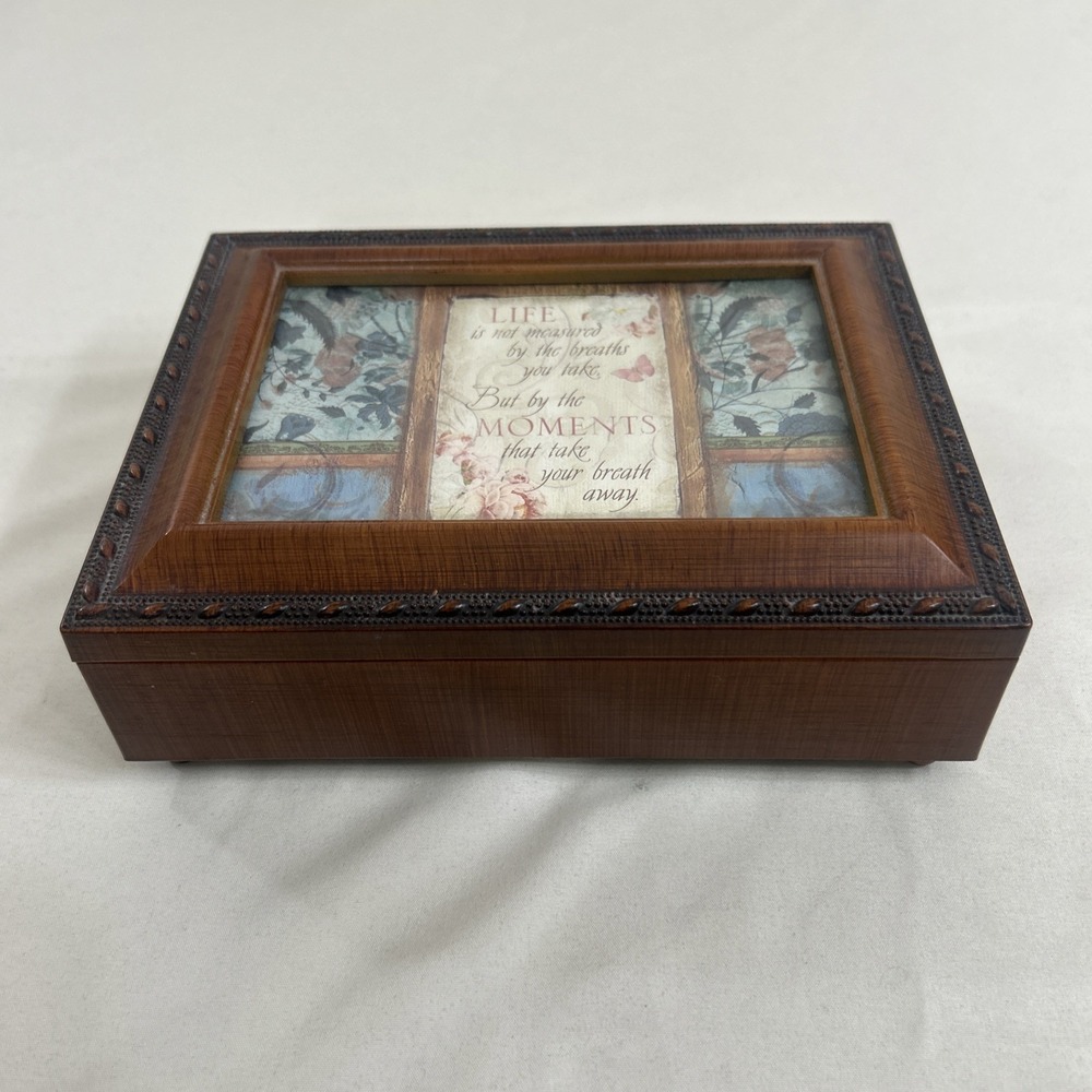 Cottage Garden Life Moments Music Box Trinket Box Life Is Measured Works